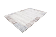 Load image into Gallery viewer, Feeling 500 Pastel Blue Plain Border Thick Rug - Lalee Designer Rugs

