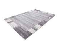 Load image into Gallery viewer, Feeling 500 Silver Plain Border Thick Rug - Lalee Designer Rugs
