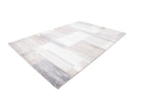 Load image into Gallery viewer, Feeling 501 Beige Silver Simple Thick Geometric Rug - Lalee Designer Rugs
