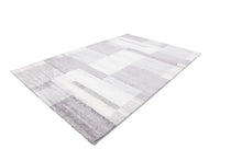 Load image into Gallery viewer, Feeling 501 Silver Simple Thick Geometric Rug - Lalee Designer Rugs
