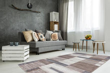 Load image into Gallery viewer, Feeling 501 Beige Silver Simple Thick Geometric Rug - Lalee Designer Rugs
