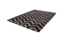 Load image into Gallery viewer, Grace 801 Graphite Shaggy Zig Zag Rug - Lalee Designer Rugs
