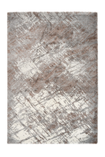 Load image into Gallery viewer, Harmony 401 Abstract Beige-Silver Rug with Jagged Lines - Lalee Designer Rugs
