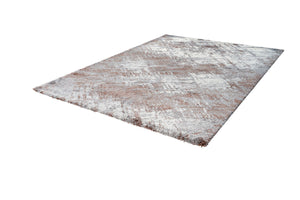 Harmony 401 Abstract Beige-Silver Rug with Jagged Lines - Lalee Designer Rugs