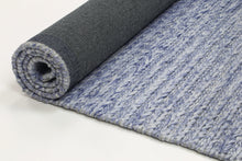 Load image into Gallery viewer, Zayna Cue Blue Wool Blend Rug
