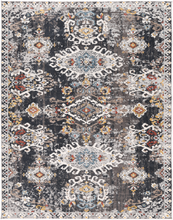 Load image into Gallery viewer, Malatya Oriental Dark Charcoal Rug
