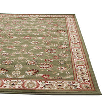 Load image into Gallery viewer, Istanbul Traditional Floral Pattern Runner Rug Green
