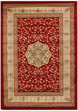 Load image into Gallery viewer, Istanbul Collection Medallion Classic Pattern Red Rug
