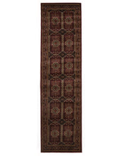 Load image into Gallery viewer, Istanbul Collection Traditional Afghan Design Burgundy Red Rug
