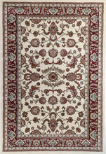Load image into Gallery viewer, Ornate Cream Traditional Bordered Ikat Rug
