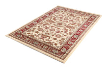 Load image into Gallery viewer, Ornate Cream Traditional Bordered Ikat Rug
