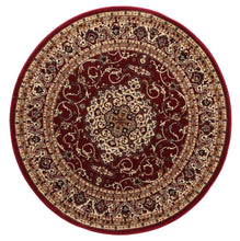 Load image into Gallery viewer, Ornate Red Bordered Traditional Flowered Rug
