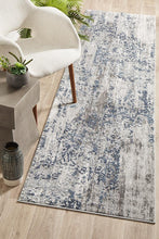 Load image into Gallery viewer, Kendra Casper Distressed Modern Rug Blue Grey White
