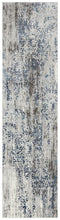Load image into Gallery viewer, Kendra Casper Distressed Modern Rug Blue Grey White

