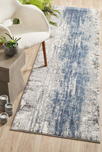 Load image into Gallery viewer, Kendra Roxana Distressed Timeless Rug Blue Grey White
