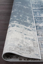 Load image into Gallery viewer, Kendra Roxana Distressed Timeless Rug Blue Grey White
