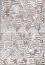 Load image into Gallery viewer, Samantha Transitional Geometric Latte Rug
