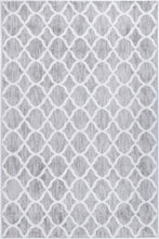 Load image into Gallery viewer, Samantha Lattice Silver Rug
