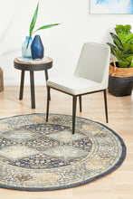 Load image into Gallery viewer, Legacy 857 Navy Round Rug
