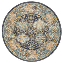 Load image into Gallery viewer, Legacy 857 Navy Round Rug
