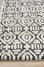 Load image into Gallery viewer, Levi Adonis Ivory Black Rug - Rug Empire
