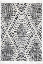 Load image into Gallery viewer, Noosa Black White Geometric Rug - Rug Empire
