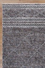 Load image into Gallery viewer, Saha Aleppo Charcoal Contemporary Soft Rug
