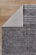 Load image into Gallery viewer, Saha Aleppo Charcoal Contemporary Soft Rug
