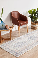 Load image into Gallery viewer, Jervis Blue Runner Rug freeshipping - Rug Empire
