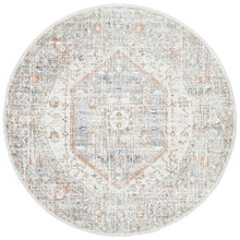 Load image into Gallery viewer, Jervis Silver Round Rug freeshipping - Rug Empire
