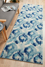 Load image into Gallery viewer, Lesley Whimsical Blue Runner Rug - Rug Empire
