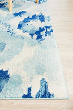Load image into Gallery viewer, Lesley Whimsical Blue Rug - Rug Empire
