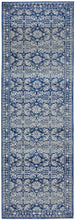 Load image into Gallery viewer, Gwyneth Stunning Transitional Navy Runner Rug - Rug Empire
