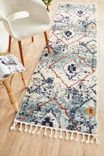 Load image into Gallery viewer, Marrakesh 444 Blue Runner Rug
