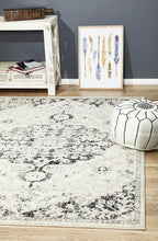 Load image into Gallery viewer, Museum Transitional Charcoal Rug
