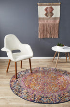 Load image into Gallery viewer, Museum Preston Multi Coloured Round Rug
