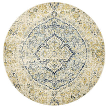 Load image into Gallery viewer, Museum Tyler Sky Blue Round Rug
