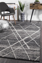 Load image into Gallery viewer, Oasis Noah Charcoal Contemporary Rug
