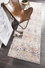 Load image into Gallery viewer, Oasis Ismail Multi Grey Rustic Runner Rug
