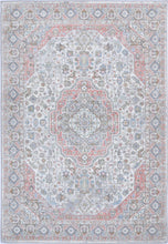 Load image into Gallery viewer, Katarina Bremen Blush &amp; BlueTraditional Soft Rug
