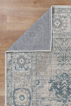 Load image into Gallery viewer, Katarina Antwerp Cream &amp; Blue Traditional Soft Rug
