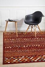 Load image into Gallery viewer, Oxford Mayfair Squares Rust Rug
