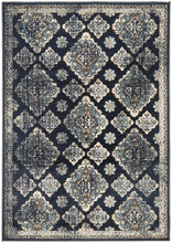 Load image into Gallery viewer, Oxford Mayfair Timeline Navy Rug
