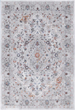 Load image into Gallery viewer, Esim Multi Grey Floral Traditional Rug freeshipping - Rug Empire
