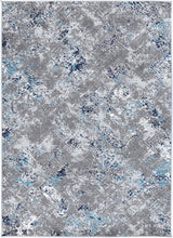 Load image into Gallery viewer, Kawsar Grey Blue Rug
