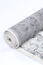 Load image into Gallery viewer, Kawsar Cream Blue Traditional Rug
