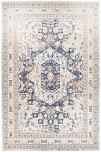 Load image into Gallery viewer, Esquire Brushed Traditional Blue Rug
