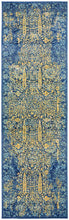Load image into Gallery viewer, Radiance 411 Royal Blue Runner Rug
