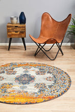 Load image into Gallery viewer, Radiance 555 Bone Round Rug
