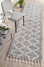 Load image into Gallery viewer, Amwaj 11 Silver Runner Rug

